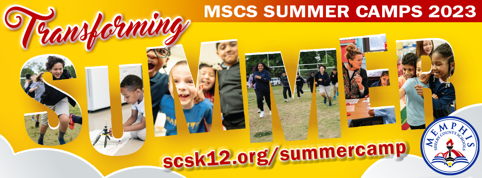 Memphis-Shelby County Schools summer camps Logo